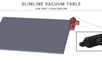 Seria wąskich stołów podciśnieniowych