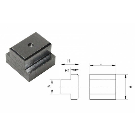 Aluminiowa nakrętka do rowków teowych dla szczelin 10mm